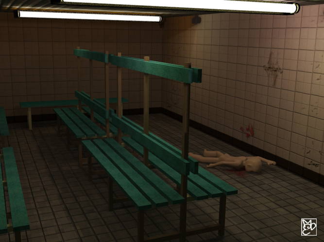 baño 3D - bancos