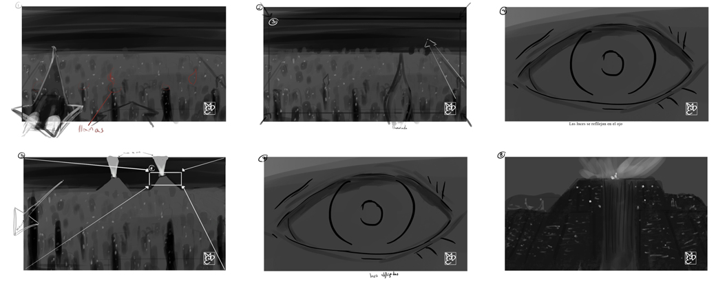 Storyboard de "Blade Runner"