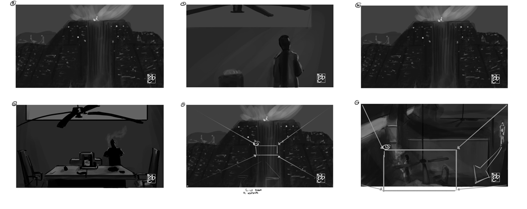 Storyboard de "Blade Runner"