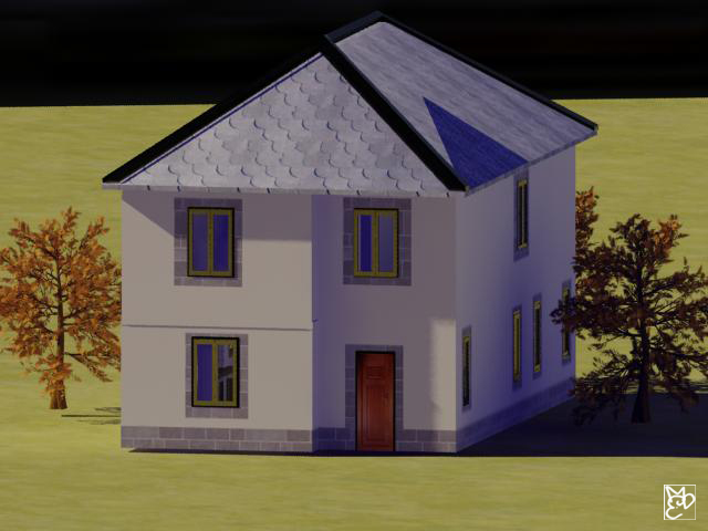 Modelado de un chalet