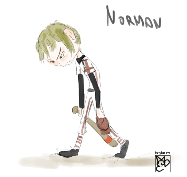 Norman regrasando de un partido